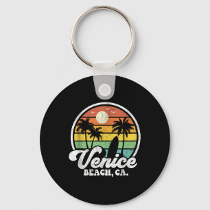 Venice Beach Californië Ca Surfen Retro S Sleutelhanger