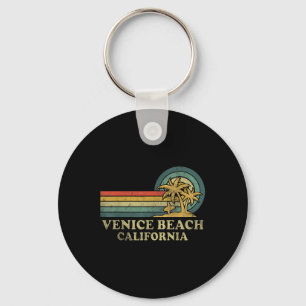Venice Beach Californië Gezondheidsvakantie Vintag Sleutelhanger