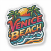 Venice Beach, Californië, Verenigde Staten Sticker (Voorkant)