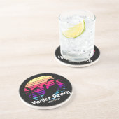 Venice Beach, Californië Zandsteen Onderzetter (Zijkant)