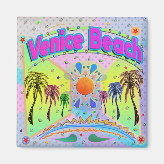 Venice Beach Calm Desire Magnet (Voorkant)