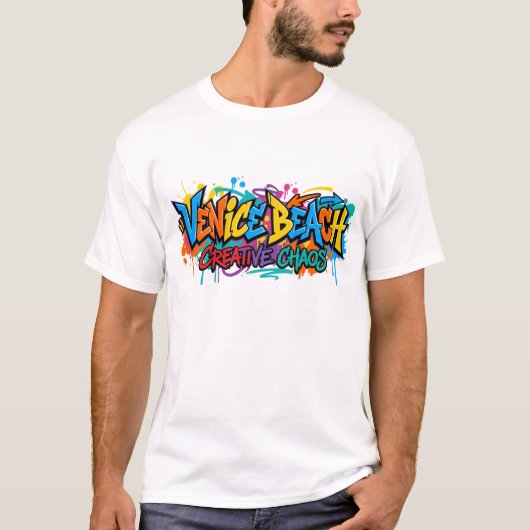 Venice Beach Creative Chaos T-Shirt – Artistic (Voorkant)