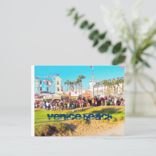 VENICE BEACH ENTERTAINMENT CYCLE BRIEFKAART (Staand voorkant)