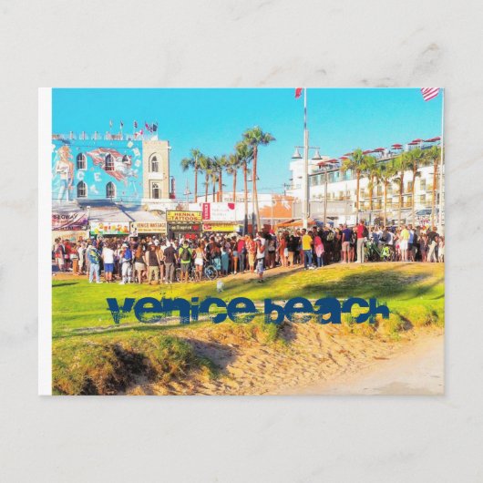 VENICE BEACH ENTERTAINMENT CYCLE BRIEFKAART (Voorkant)