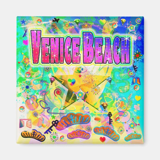 Venice Beach Epoch Uur Magneet (Voorkant)