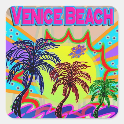 Venice Beach Eternal Sticker (Voorkant)
