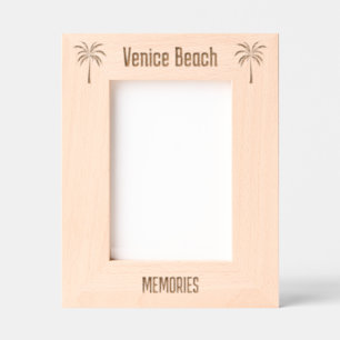 Venice Beach Florida Laser Gegraveerde lijst Lijstjes