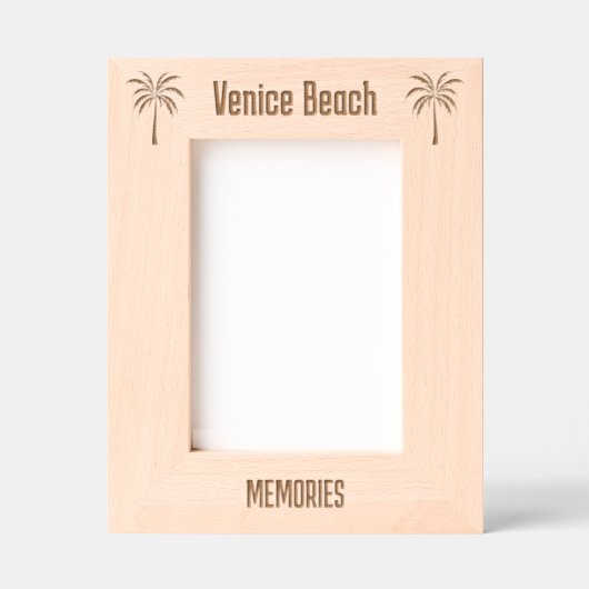 Venice Beach Florida Laser Gegraveerde lijst Lijstjes (Voorkant)