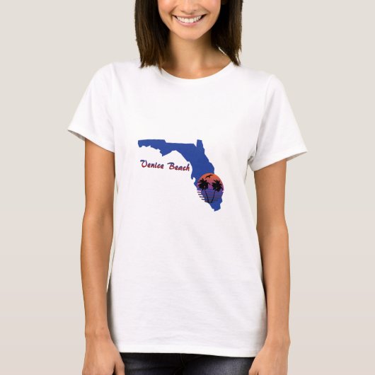 Venice Beach Florida T-shirt (Voorkant)