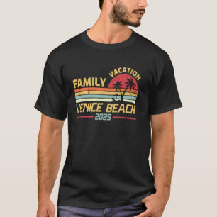 Venice Beach Gezinsvakantie 2025 Overeenkomstige Z T-shirt