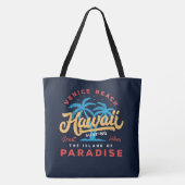 Venice Beach Hawaii Surfing Tote Bag (Achterkant)
