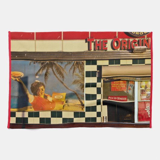 VENICE BEACH KITSCH Kitchen Towel Theedoek (Horizontaal)