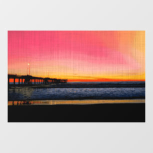 Venice Beach, Los Angeles, CA, USA H SS Raamsticker