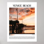 Venice Beach Los Angeles California Verenigde Stat Poster (Voorkant)