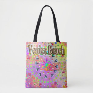 Venice Beach Lucky Golden Canvas tas