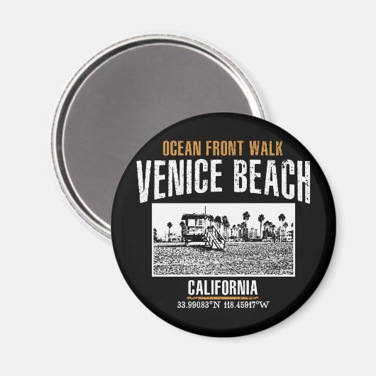 Venice Beach Magneet (Voorkant / Achterkant)