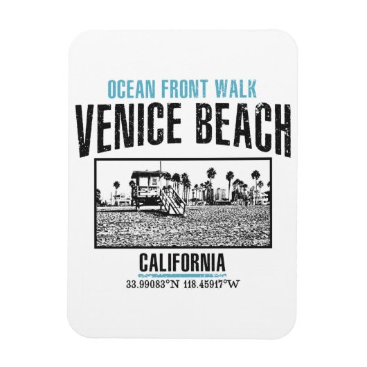 Venice Beach Magneet (Verticaal)