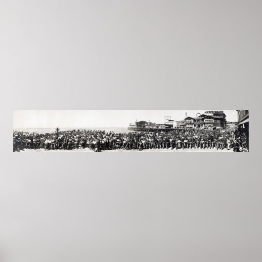 VENICE BEACH MOTORCYCLE RALLY 1911 POSTER (Voorkant)