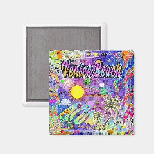 Venice Beach Nu Era Magnet (Voorkant / Achterkant)
