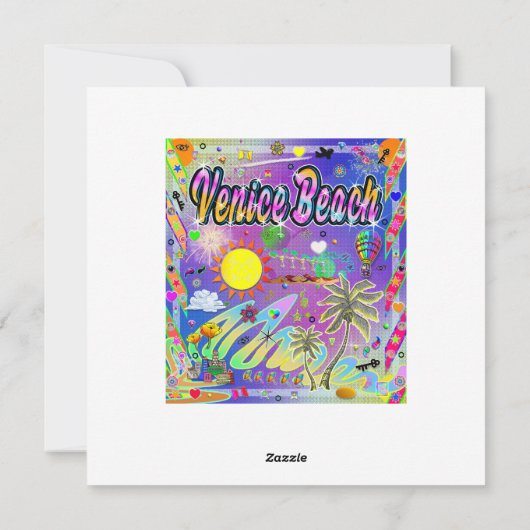 Venice Beach Nu Era T-shirt Kaart (Achterkant)