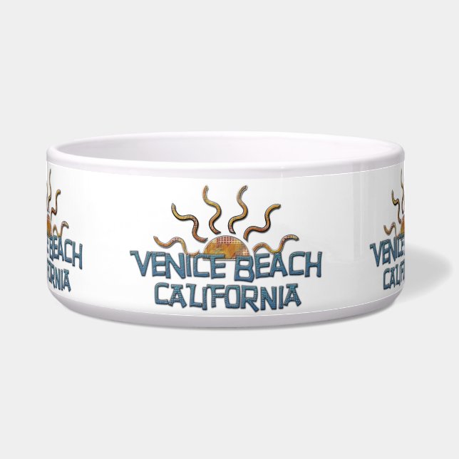 Venice Beach Pet Bowl. Voerbakje (Voorkant)