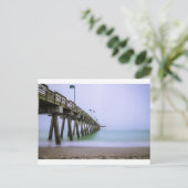 Venice Beach Pier op een feestdag Briefkaart (Staand voorkant)
