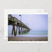 Venice Beach Pier op een feestdag Briefkaart (Voorkant / Achterkant)