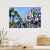 Venice Beach Promenade Poster (Keuken)