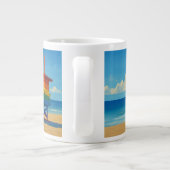 Venice Beach Rainbow Lifeguard Stand Grote Koffiekop (Achterkant)