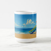 Venice Beach Rainbow Lifeguard Stand Magische Mok (Midden)