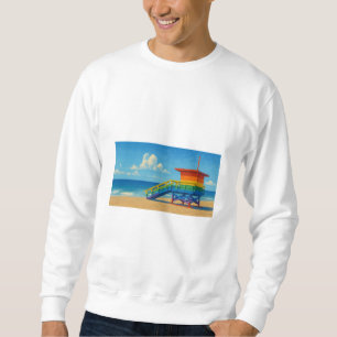 Venice Beach Rainbow Lifeguard Stand Trui