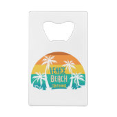 Venice Beach Retro Creditkaart Flessenopener (Achterkant)