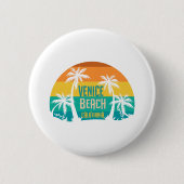 Venice Beach Retro Ronde Button 5,7 Cm (Voorkant)