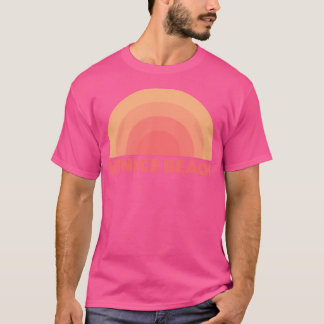 Venice Beach Retro Sinaasappel T-shirt