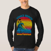 Venice Beach Retro Throwback Surf & Beach Souvenir T-shirt (Voorkant)
