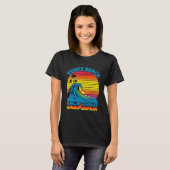 Venice Beach Retro Throwback Surf & Beach Souvenir T-shirt (Voorkant volledig)