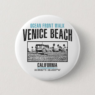 Venice Beach Ronde Button 5,7 Cm