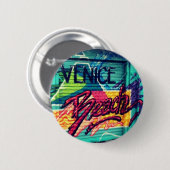 VENICE BEACH RONDE BUTTON 5,7 CM (Voorkant /achterkant)