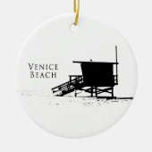 Venice Beach Silhouette Ornament (Voorkant)