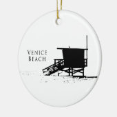 Venice Beach Silhouette Ornament (Links)