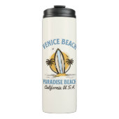 Venice Beach Skyline – LA Coastal Paradise Thermosbeker (Voorkant)