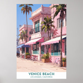 Venice Beach Street - Californië Poster