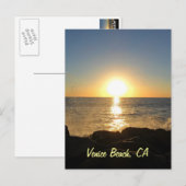 Venice Beach Sunset Briefkaart (Voorkant / Achterkant)