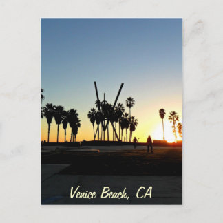 Venice Beach Sunset Briefkaart