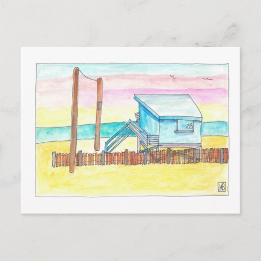 Venice Beach Sunset Briefkaart (Voorkant)