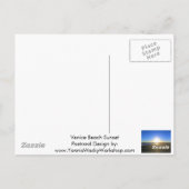 Venice Beach Sunset Briefkaart (Achterkant)