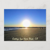 Venice Beach Sunset Briefkaart (Voorkant)