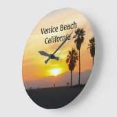 Venice Beach Sunset Palms Grote Klok (Hoek)