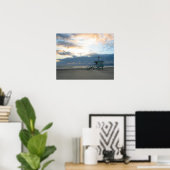 Venice Beach sunset Poster (Thuiskantoor)
