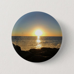 Venice Beach Sunset Ronde Button 5,7 Cm